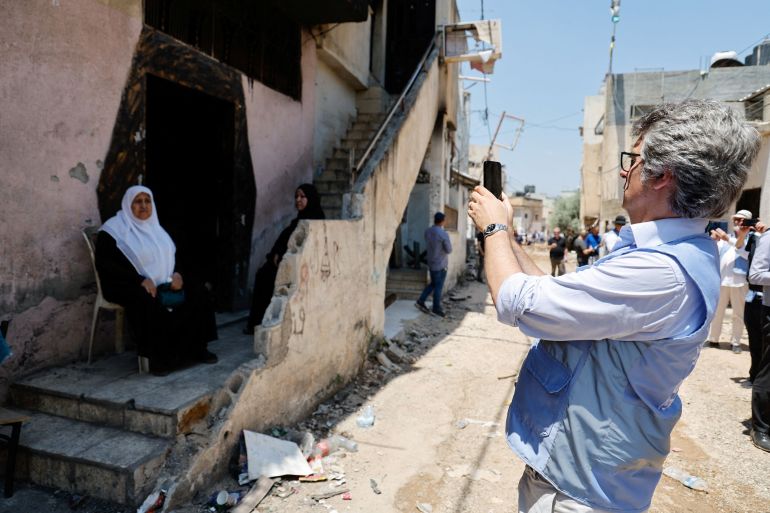 Foreign diplomats visit Jenin camp days after Israeli raid