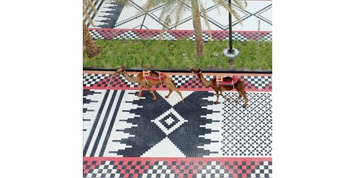 «شارع السدو» مَعلم معاصر مستوحى من التراث ويعكس الهوية الوطنية