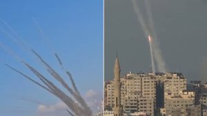 شاهد.. المقاومة تدك عسقلان برشقات صاروخية لا مثيل لها