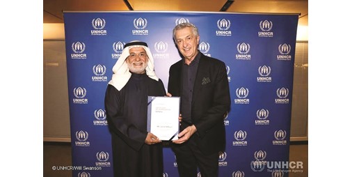 مفوضية اللاجئين تمنح جمال النوري لقب «رائد العطاء»