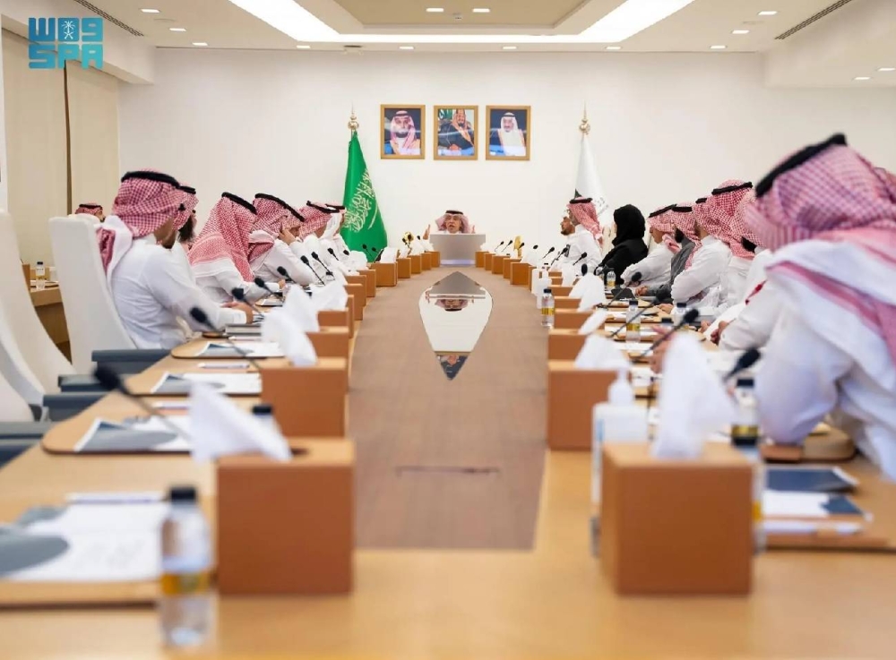 وزير التجارة يلتقي قيادات الجهات المرتبطة بالعمل التجاري المشاركين في برنامج التدريب بجامعة جورج تاون