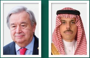 وزير الخارجية يتلقى اتصالاً هاتفياً من الأمين العام للأمم المتحدة