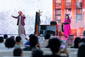 «حكاية شاعر».. الألم والمعاناة في عرض مسرحي بمعرض جدة للكتاب 2023