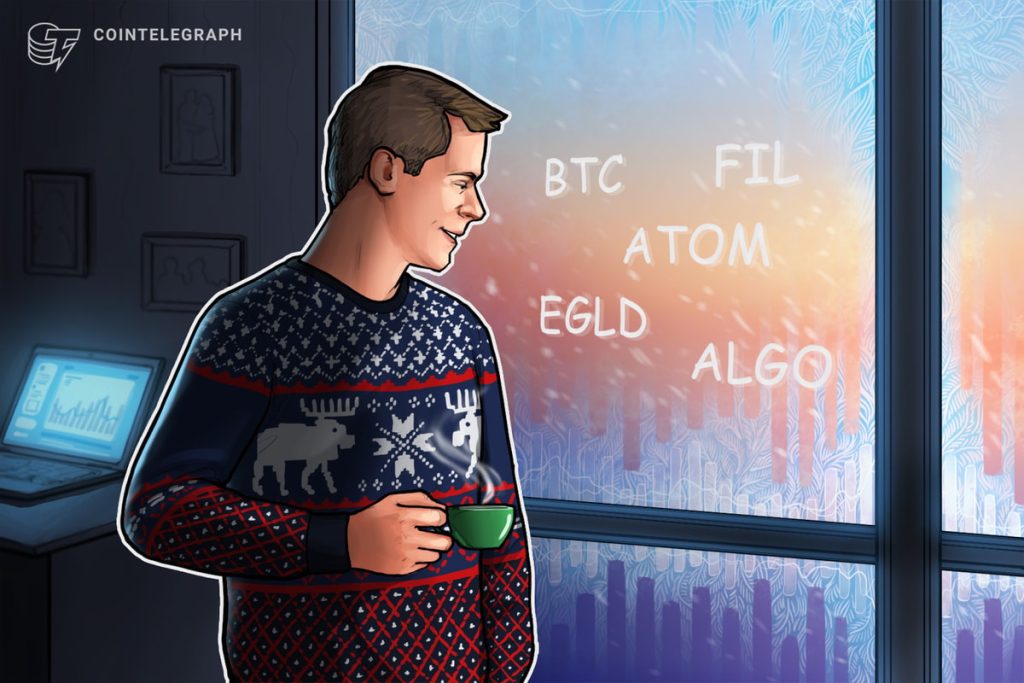 إن سلسلة انتصارات Bitcoin لمدة 8 أسابيع في خطر، لكن ATOM وFIL وEGLD وALGO لا يهتمون