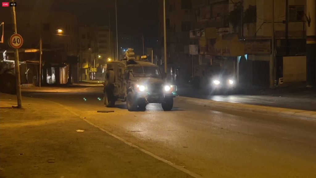 الاحتلال يقتحم جنين واشتباكات وسط المدينة