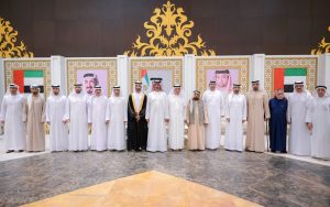 ولي عهد عجمان يحضر أفراح الزعابي والمطروشي