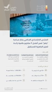 المنتدى الاقتصادي العالمي يختار مبادرة “جاهز” ضمن أفضل 9 مشاريع عالمية رائدة