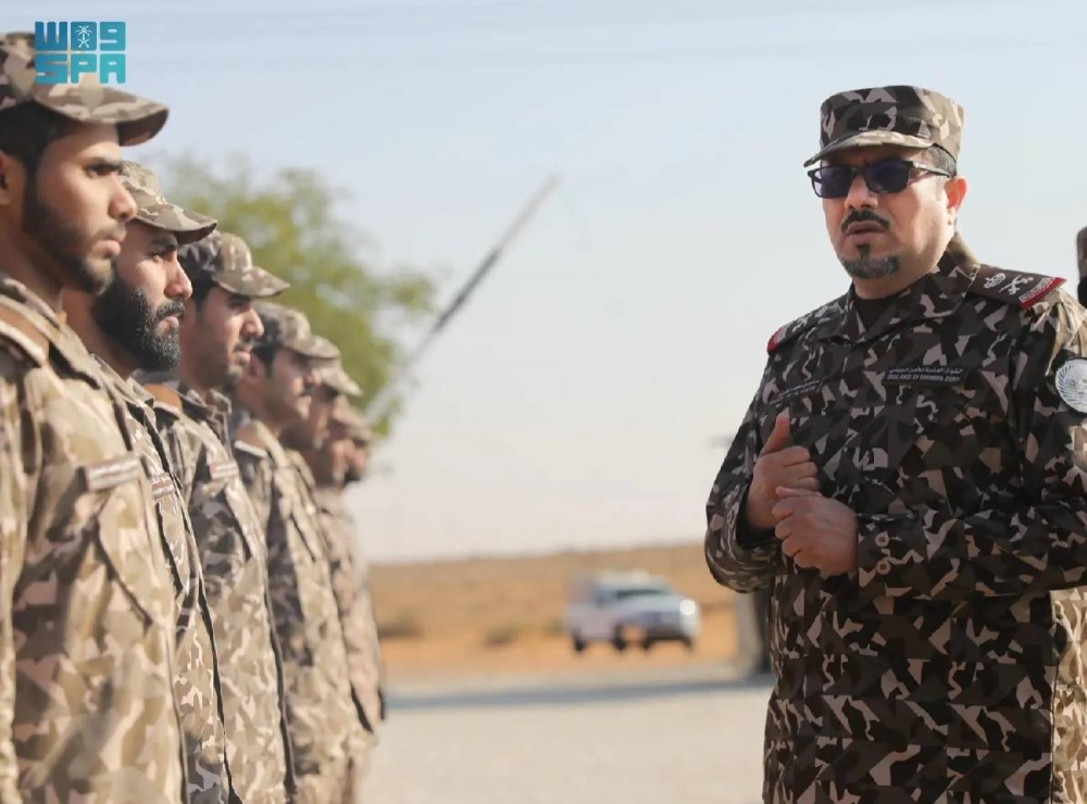 اللواء الحربي يتفقد المراكز الميدانية في محمية الملك سلمان الملكية