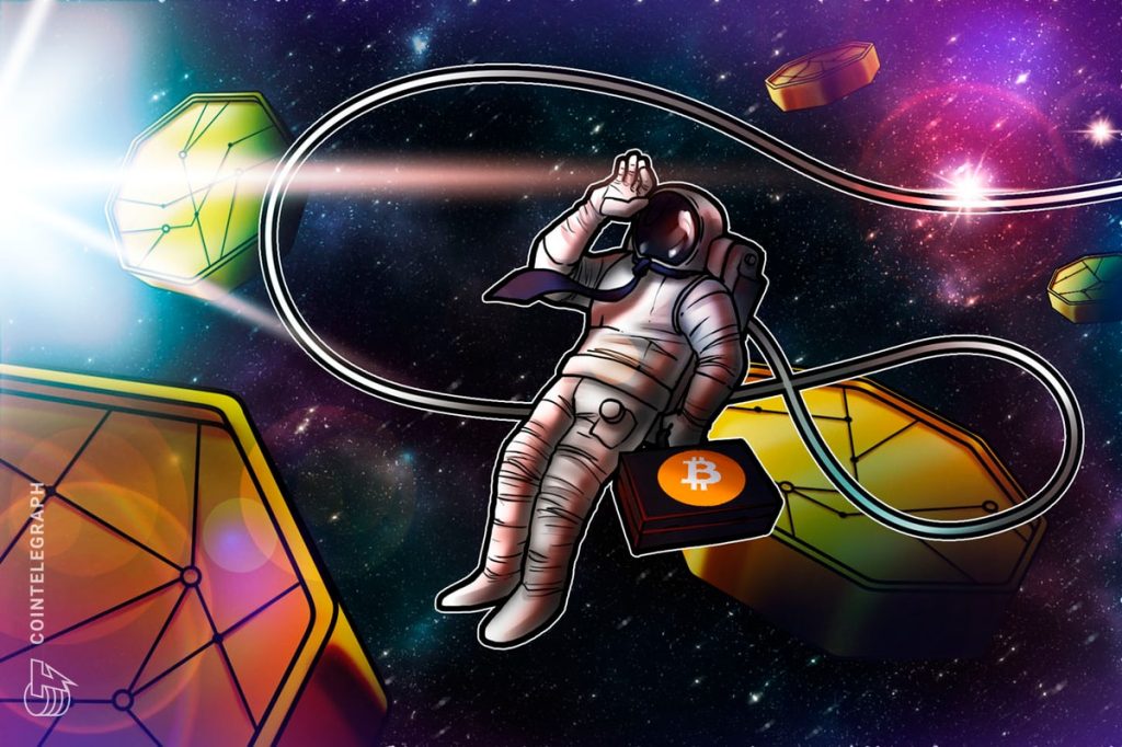 تحمل سفينة الفضاء محفظة BTC فعلية أثناء المهمة
