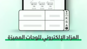 طرح مزاد اللوحات الإلكتروني عبر منصة «أبشر» غدًا