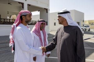 رئيس الدولة يعزي في وفاة غانم المزروعي وعبدالله المقبالي