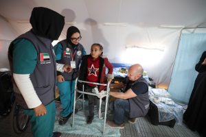 افتتاح مركز الأطراف الصناعية في المستشفى الميداني الإماراتي في غزة