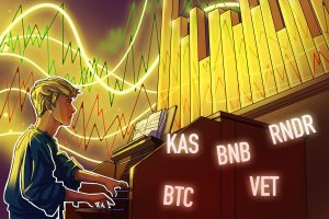 تومض BNB وVET وRNDR وKAS في الاتجاه الصعودي بينما يكافح المضاربون على صعود البيتكوين للاحتفاظ بمبلغ 52 ألف دولار