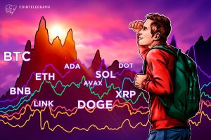 BTC، ETH، BNB، SOL، XRP، ADA، AVAX، DOGE، DOT، LINK