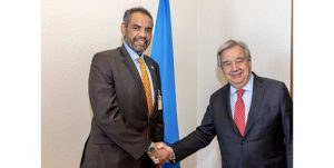 وزير الخارجية بحث مع أمين عام الأمم المتحدة الأحداث المأساوية في الأراضي الفلسطينية