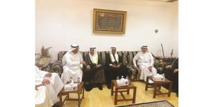 وزير العدل استقبل المهنئين برمضان