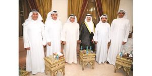 سعد البراك استقبل المهنئين بالشهر الكريم