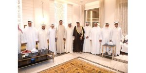 ديوان الجارالله الخرافي استقبل المهنئين برمضان