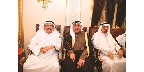 عادل الزواوي استقبل المهنئين بشهر رمضان