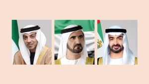 رئيس الدولة ونائباه يتلقون برقيات تهنئة بحلول رمضان