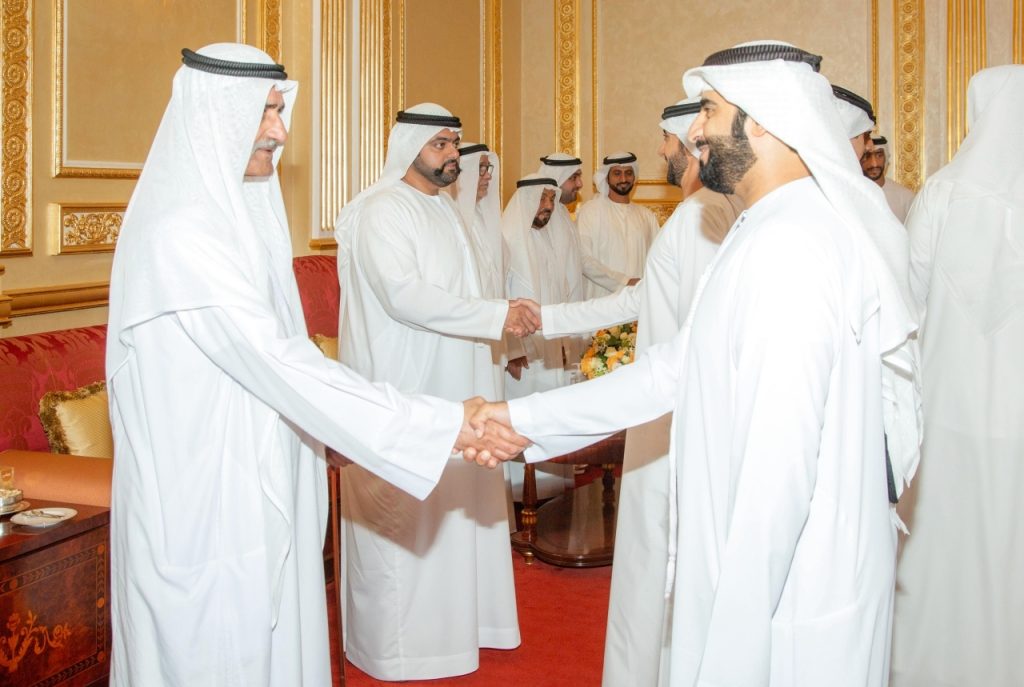 حمد الشرقي يستقبل المهنئين بشهر رمضان المبارك
