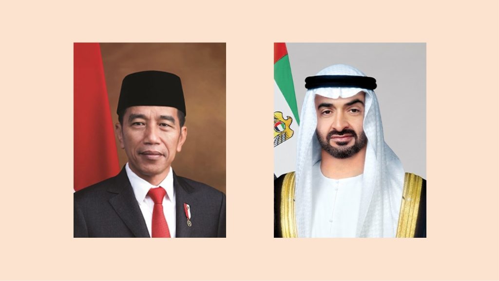 رئيس الدولة والرئيس الإندونيسي يتبادلان هاتفياً التهاني بمناسبة شهر رمضان المبارك
