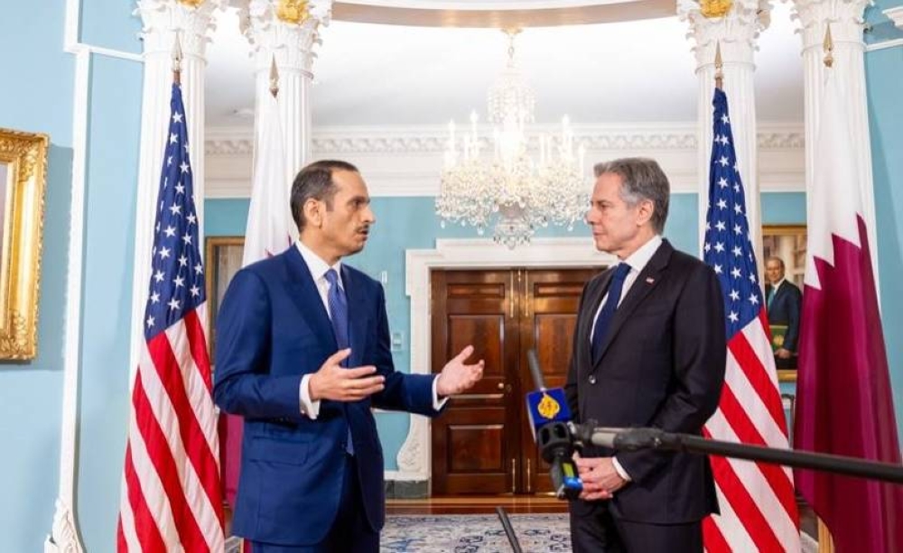 قطر وأمريكا تؤكدان الحل السلمي في اليمن وإدانة الهجمات بالبحر الأحمر
