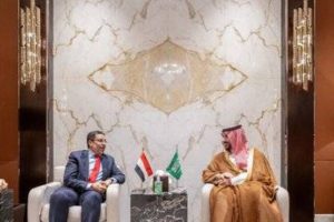 بتوجيه من القيادة .. وزير الدفاع يلتقي رئيس مجلس الوزراء اليمني