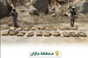 إحباط تهريب 225 كيلوجرامًا من القات المخدر في جازان