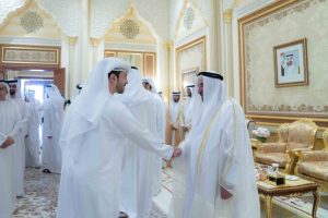 الحكام يستقبلون المهنئين بعيد الفطر السعيد