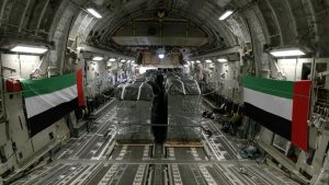 “طيور الخير” تنفذ الإسقاط الجوي الـ 33 للمساعدات الإنسانية والإغاثية على شمال غزة