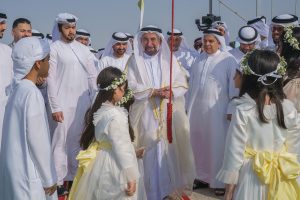 حاكم الشارقة يفتتح المرحلة الأولى من مزرعة مليحة للألبان ويطلق هويتها المؤسسية