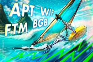ارتفاع عملة البيتكوين فوق 62000 دولار قد يؤدي إلى ارتفاع APT وWIF وFTM وBGB