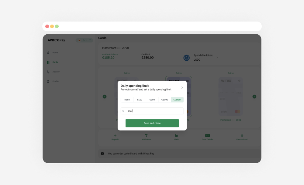 بطاقات الخصم، جورج لامبرت، WireX، الحفظ الذاتي