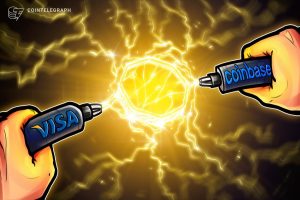 Visa وCoinbase شريكان في عمليات شراء العملات المشفرة الفورية على بطاقات الخصم