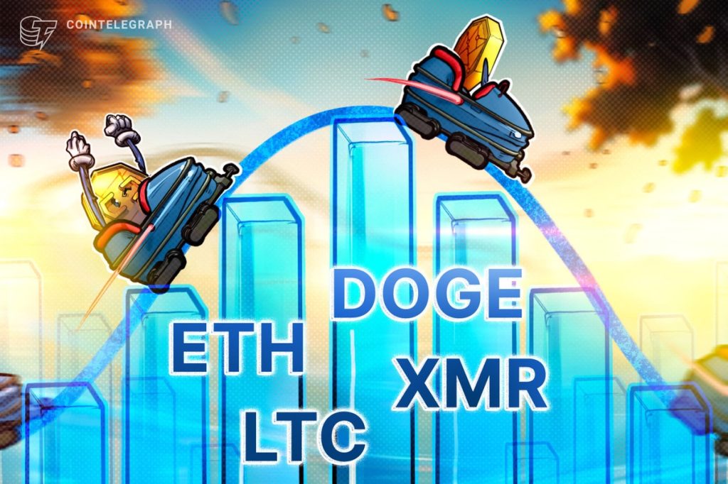 تبدو عملة البيتكوين جاهزة للانتعاش، وكذلك الأمر بالنسبة إلى ETH وDOGE وLTC وXMR