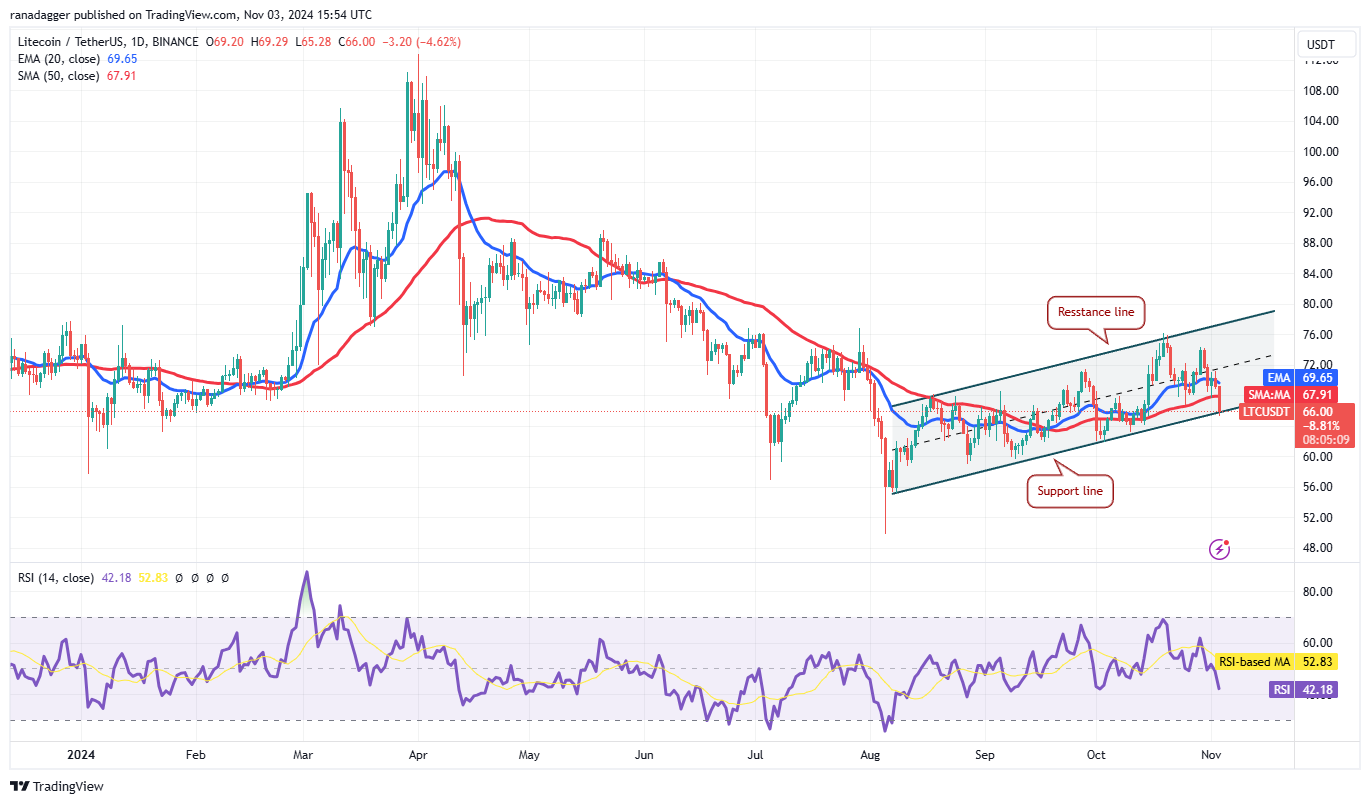لايتكوين، دوجكوين، العملات المشفرة، كندا، سعر بيتكوين، الأسواق، الولايات المتحدة، صرف العملات المشفرة، مونيرو، دونالد ترامب، سعر الفائدة، تحليل الأسعار، تحليل السوق، سعر الأثير، كامالا هاريس، الانتخابات الأمريكية 2024
