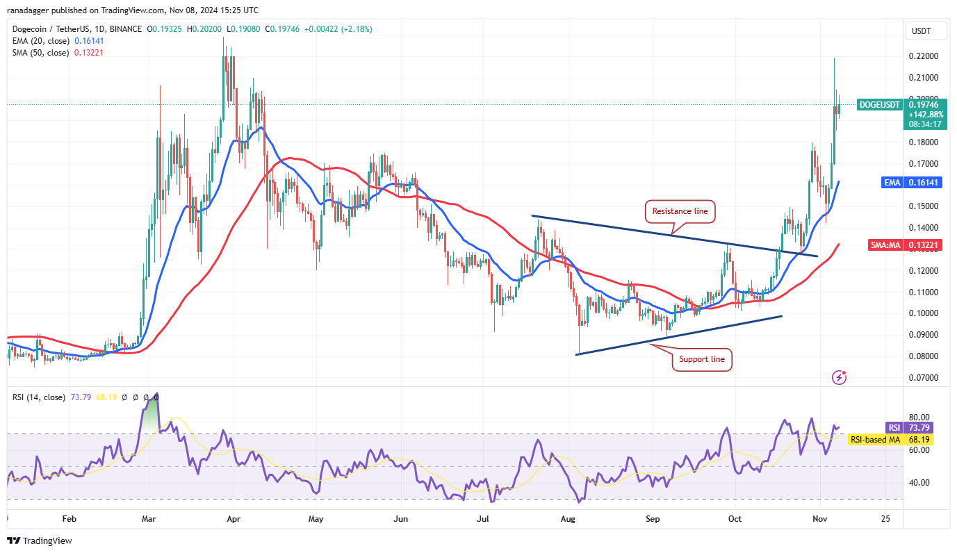 الدوجكوين، العملات المشفرة، سعر البيتكوين، XRP، الأسواق، تبادل العملات المشفرة، كاردانو، TON، تحليل الأسعار، عملة Binance، تحليل السوق، سعر الأثير، سولانا، أفالانش، شيبا إينو
