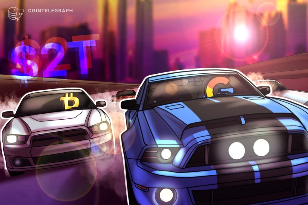 أصبحت Bitcoin ساخنة في أعقاب Google حيث تقترب القيمة السوقية من 2 تريليون دولار