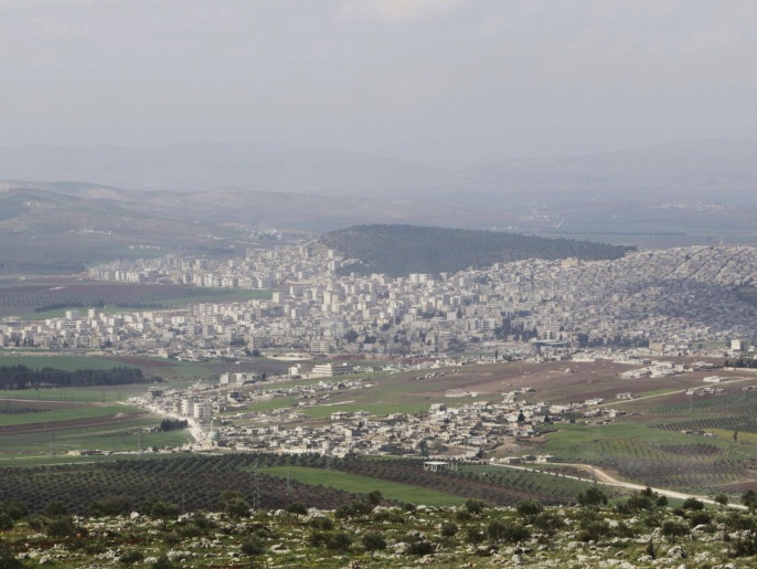 A general view shows the Kurdish city of Afrin, in Aleppo's countryside March 18, 2015. REUTERS/Mahmoud Hebbo (SYRIA - Tags: SOCIETY)