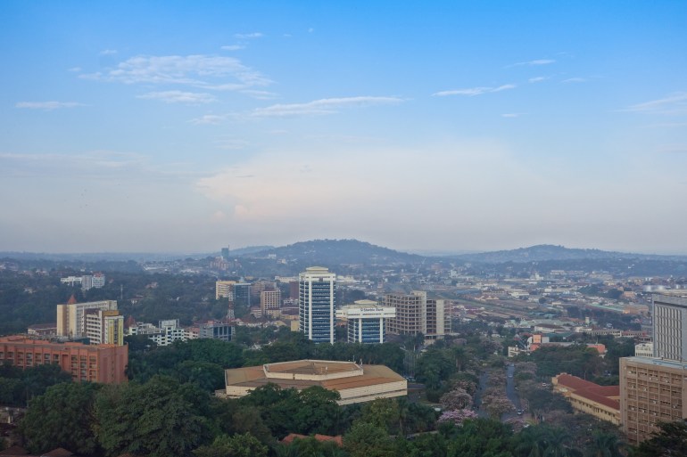 KAMPALA, UGANDA - CIRCA SEPTEMBER 2016: View of the city of Kampala