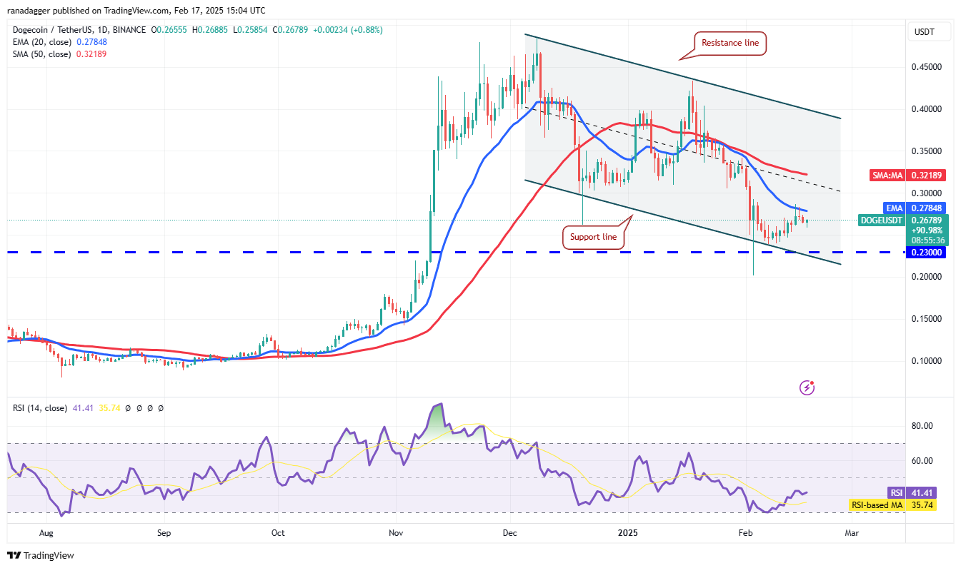 DogeCoin ، عملات مشفرة ، الاحتياطي الفيدرالي ، الدولار ، سعر البيتكوين ، XRP ، الأسواق ، تبادل العملة المشفرة ، Cardano ، تحليل الأسعار ، عملة Binance ، Chainlink ، تحليل السوق ، Coinshares ، Price Ether ، Solana ، S & P 500