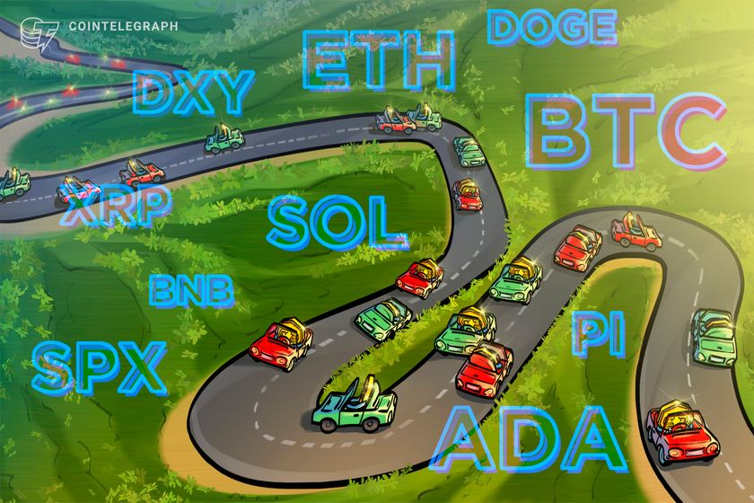 تحليل الأسعار 3/17: SPX ، DXY ، BTC ، ETH ، XRP ، BNB ، SOL ، DOGE ، ADA ، PI