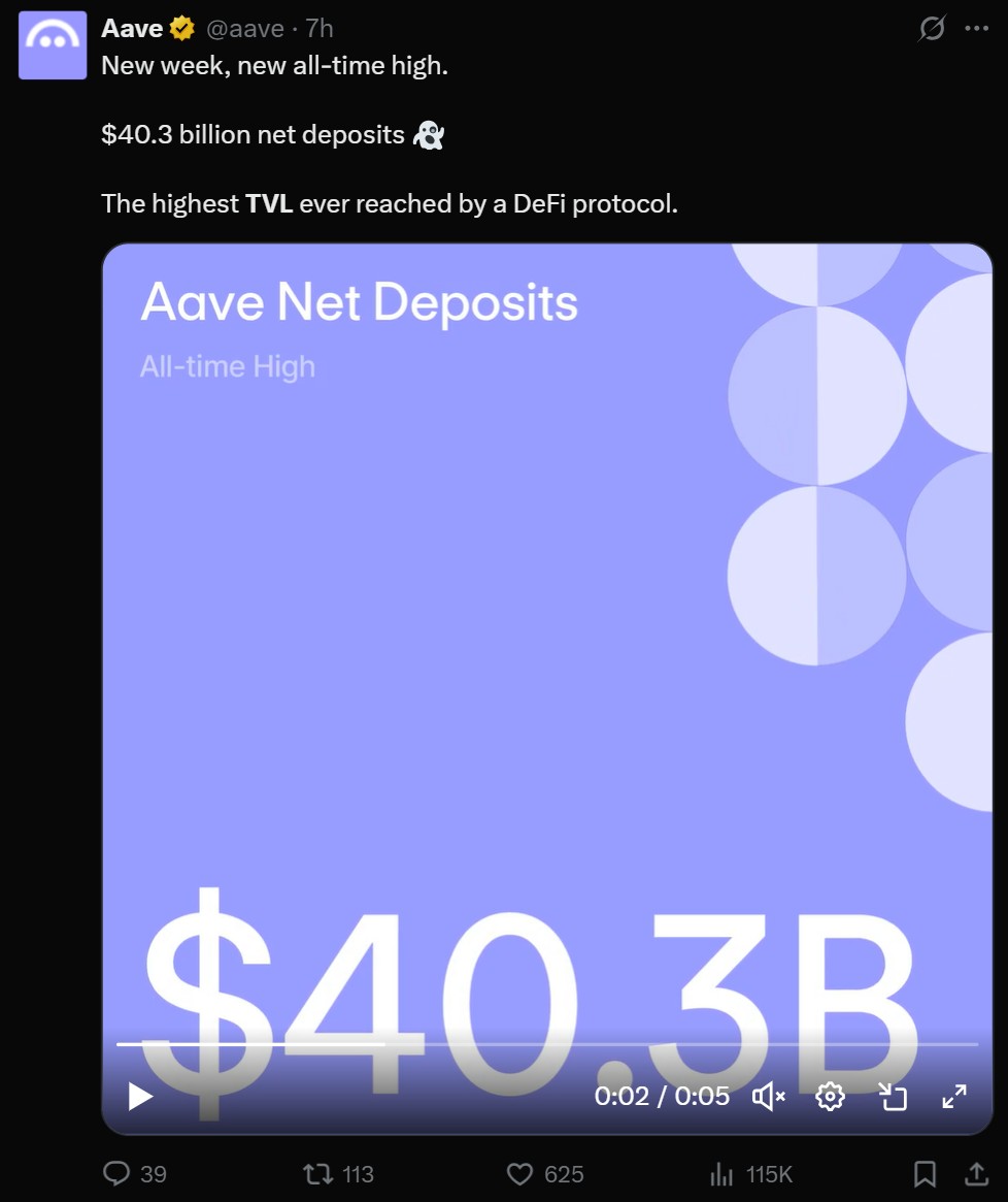 العملات المشفرة ، الإقراض ، الرموز ، aave