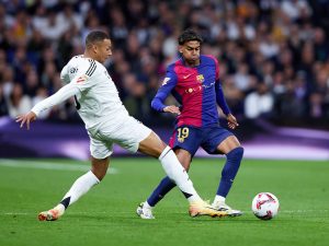 لامين جمال نجم برشلونة يكتسح مبابي هداف ريال مدريد في المواجهات بينهما