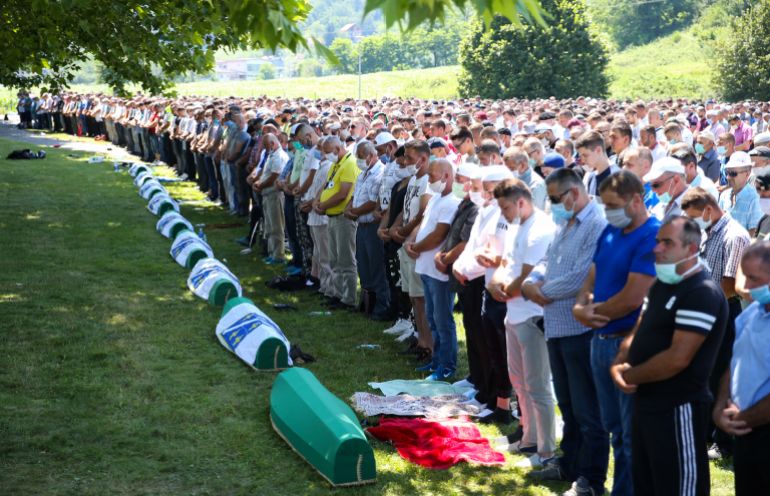 Bosnia and Herzegovina commemorates 25th anniversary of Srebrenica massacre, in Potocari