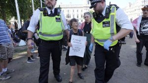 عشرات الموقوفين في لندن خلال تظاهرة مؤيدة لـ”فلسطين أكشن” رغم قرار حظرها