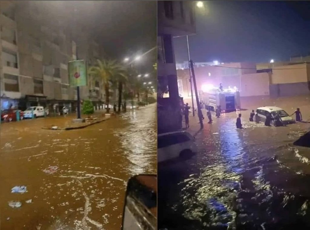 فيضانات تجتاح عدن وحضرموت.. ورئيس الوزراء اليمني يوجه بمعالجة الأضرار