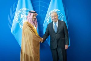 وزير الخارجية يلتقي الأمين العام لمنظمة الأمم المتحدة