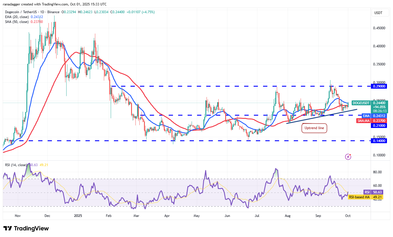 DogeCoin ، عملات مشفرة ، ذهبية ، سعر بيتكوين ، XRP ، تبادل العملة المشفرة ، Cardano ، تحليل الأسعار ، عملة Binance ، Chainlink ، تحليل السوق ، سعر الأثير ، Solana ، Avalanche